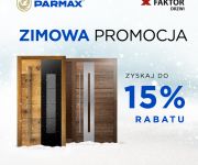Wyjątkowa oferta na drzwi zewnętrzne PARMAX